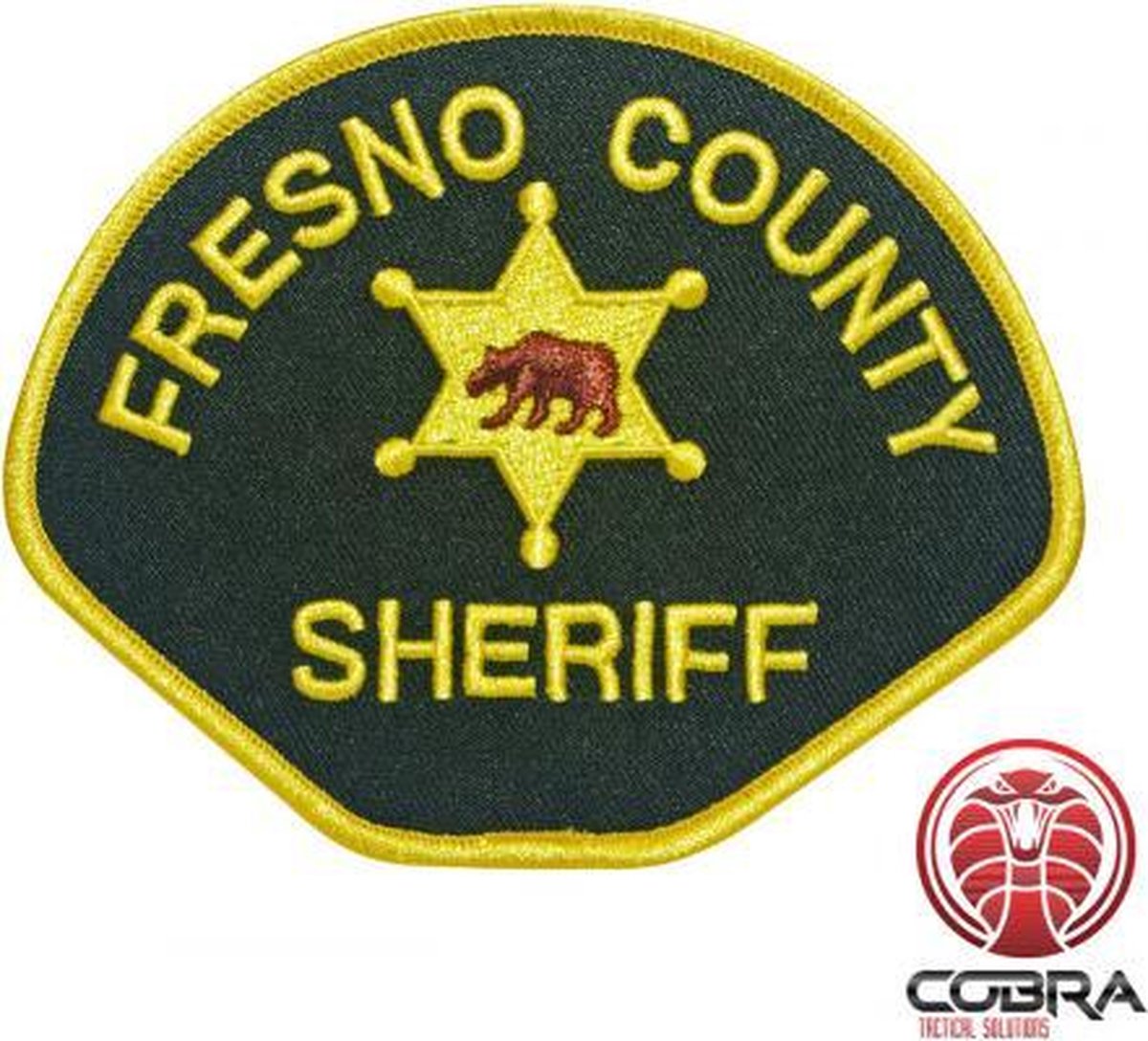 Fresno County Sheriff geborduurde patch embleem | Opnaai  | Military Airsoft